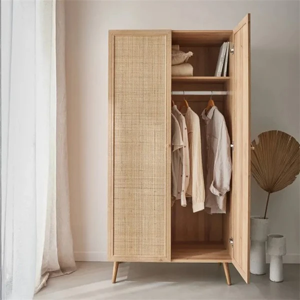 Rattan Door Wardrobe factory